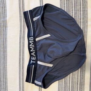 TEAMM8 Men's Gray Briefs with Supportive Pouch